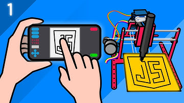 Arduino Drawing via JavaScript & Python Web Server - HTTP Requests + HTML Page (1/4)