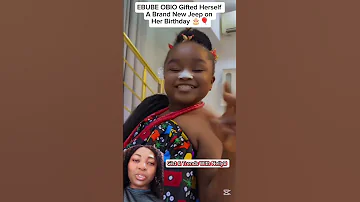 Actress EBUBE OBIO Gifted Herself A Brand New Jeep On Her Birthday See Her Celebrating 
