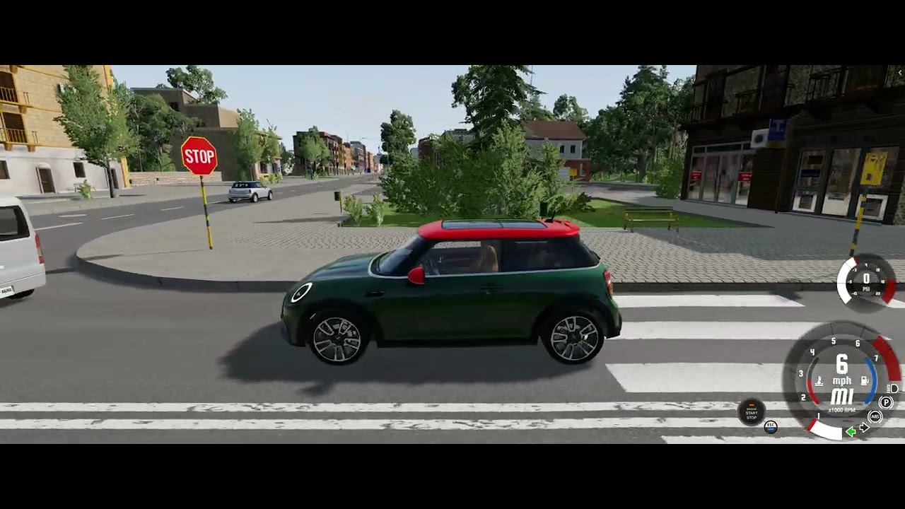 john cooper works mini 2.0 350bhp | beamng | thrustmaster t300rs gameplay |