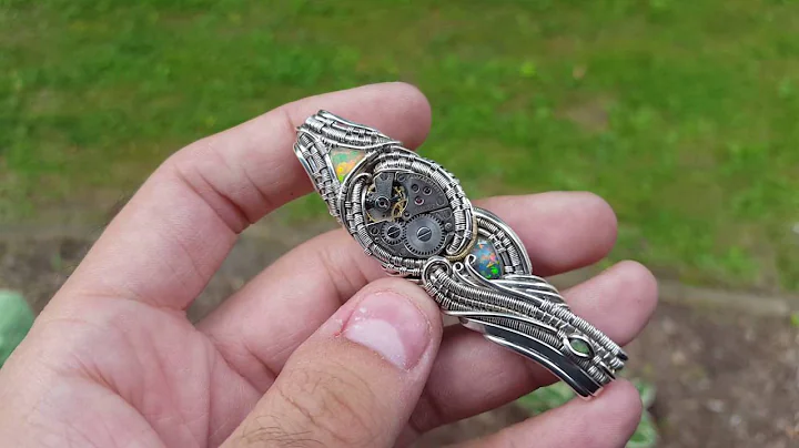 "Tempus"--custom wire wrapped pendant by Alan Sturm