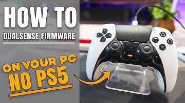 QUICK GUIDE - update the Dualsense / Edge Firmware on a PC without a PS5 Pro playstation 5