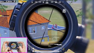 iPhone 8 Plus PUBG MUNNO | 4 Finger + Full GYRO | Handcam Gameplay #52