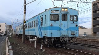 【4K】水島臨海鉄道　普通列車キハ37形気動車　ｷﾊ37-101+ｷﾊ37-102