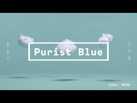 Coloro x WGSN key colors 2020: Purist Blue