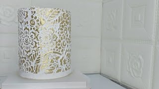 HOW TO STENCIL ON WHIPPED CREAM CAKE