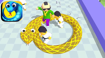 Snake Master 3D - All Levels Gameplay Android,ios (Levels 6-13)