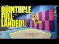 Landing insane super trampoline tricks