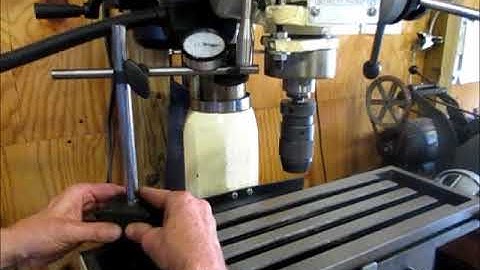 Round Column Mill Head Alignment