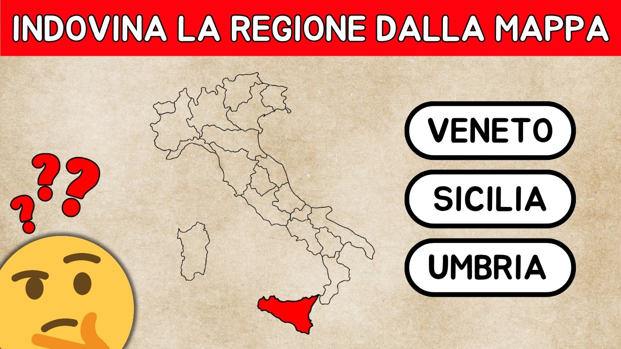 Indovina le Regioni Italiane! 🗺️ Quiz sulle Mappe d'Italia
