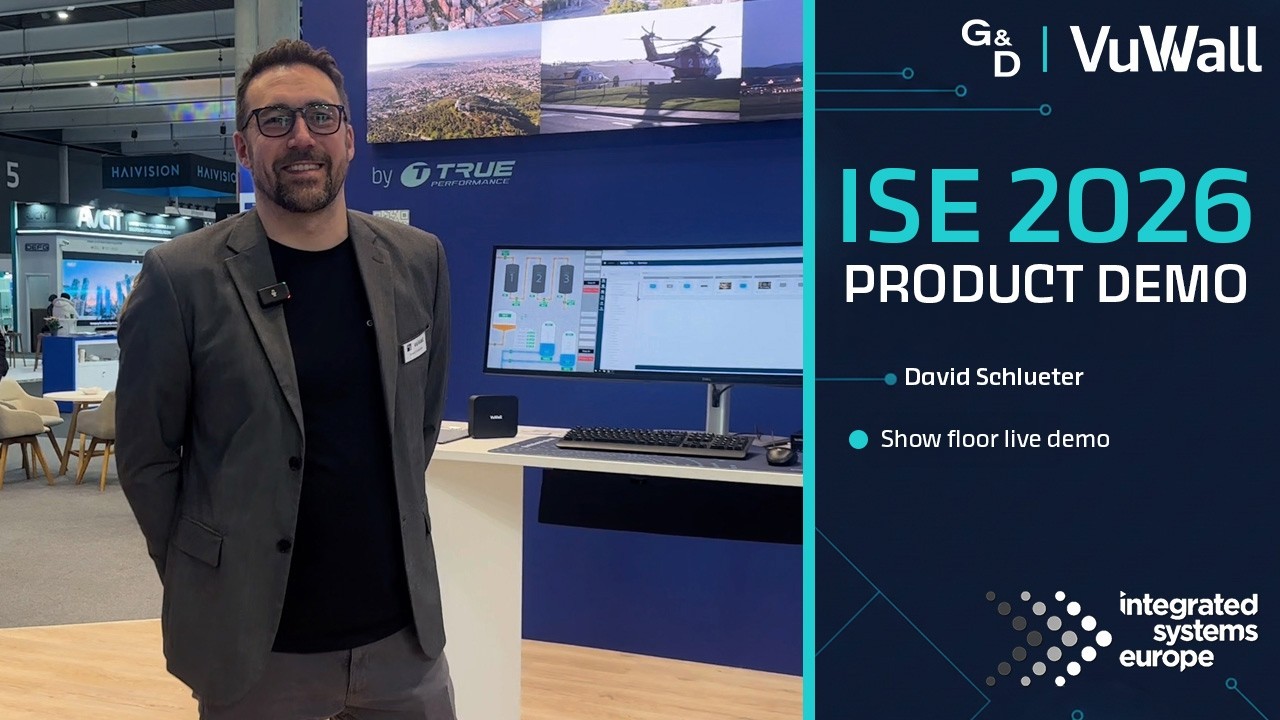 Product Demo at ISE 2026 | VuWall and G&D