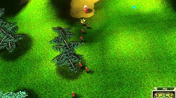 Army Men RTS multiplayer bots gameplay part 7 "Attack the blue" free for all