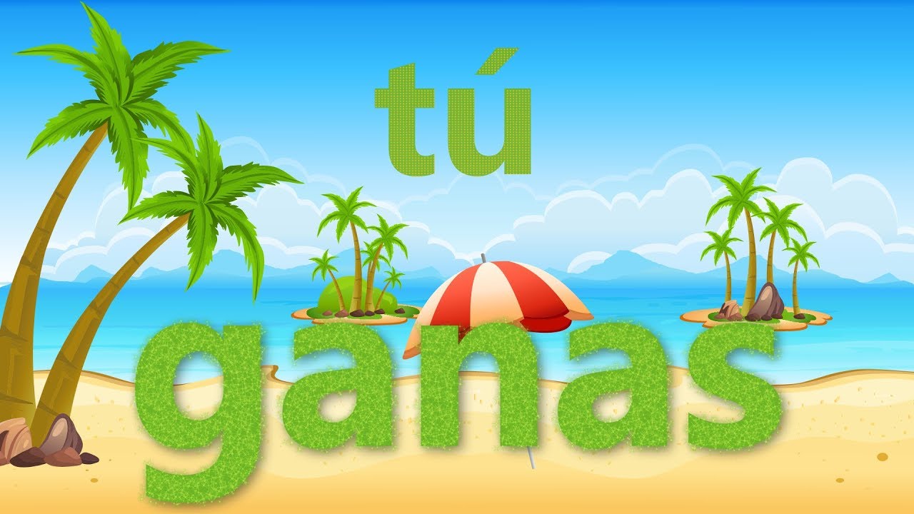 learn-spanish-regular-verbs-ar-present-tense-ganar-youtube