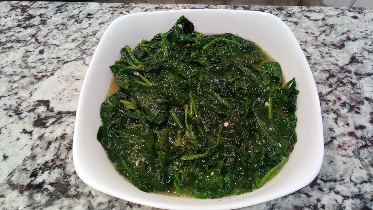 How to make the best spinach you'll ever taste in less than 5 minutes!