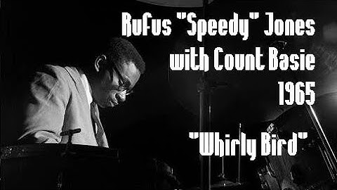 Count Basie 9/18/1965 "Whirly Bird" Rufus "Speedy" Jones Drum Solo | Eddie "Lockjaw" Davis | BBC