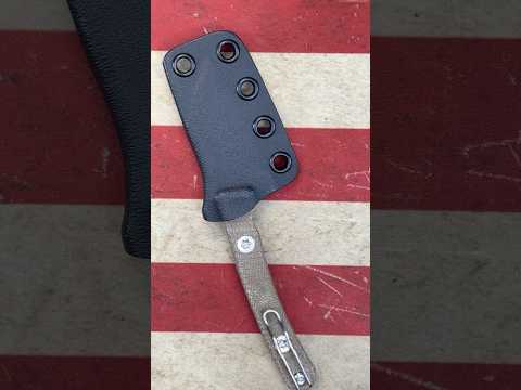 A New Way to Pocket Drop a Fixed Blade!    