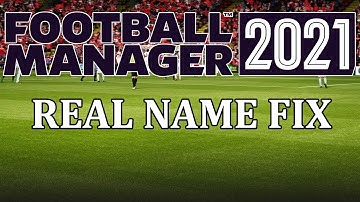 Football Manager 2021 - Real name fix, including Juventus | FM21 licensing fix for clubs