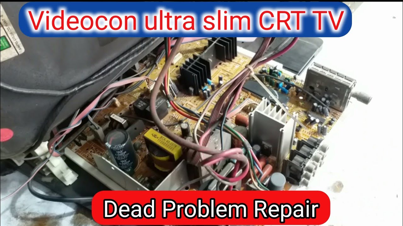 Videocon Ultra Slim CRT TV Dead Problem solution | Videocon Ultra Slim TV repair | @sonielectrotech|