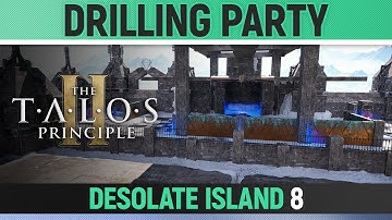 The Talos Principle 2 - Drilling Party - Puzzle Solution (Desolate Island #8)