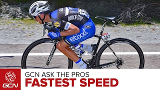 What's The Fastest Speed You've Been On A Bike? | GCN Ask The Pros