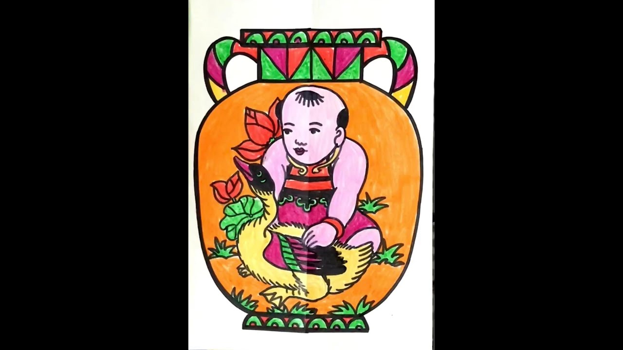 Tạo hình nghệ thuật trung đại Việt Nam- Tranh dân gian: Phú quý - YouTube