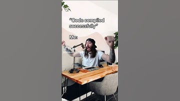When Your Code Compiles Successfully  #codingmeme #programminglife #programmerhumor #software