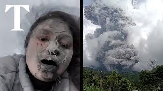 Hikers trapped as volcano erupts on Mount Marapi in Indonesia