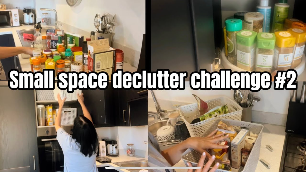 Spices and baking cupboard declutter and organise / Declutter and organise/ clean with me