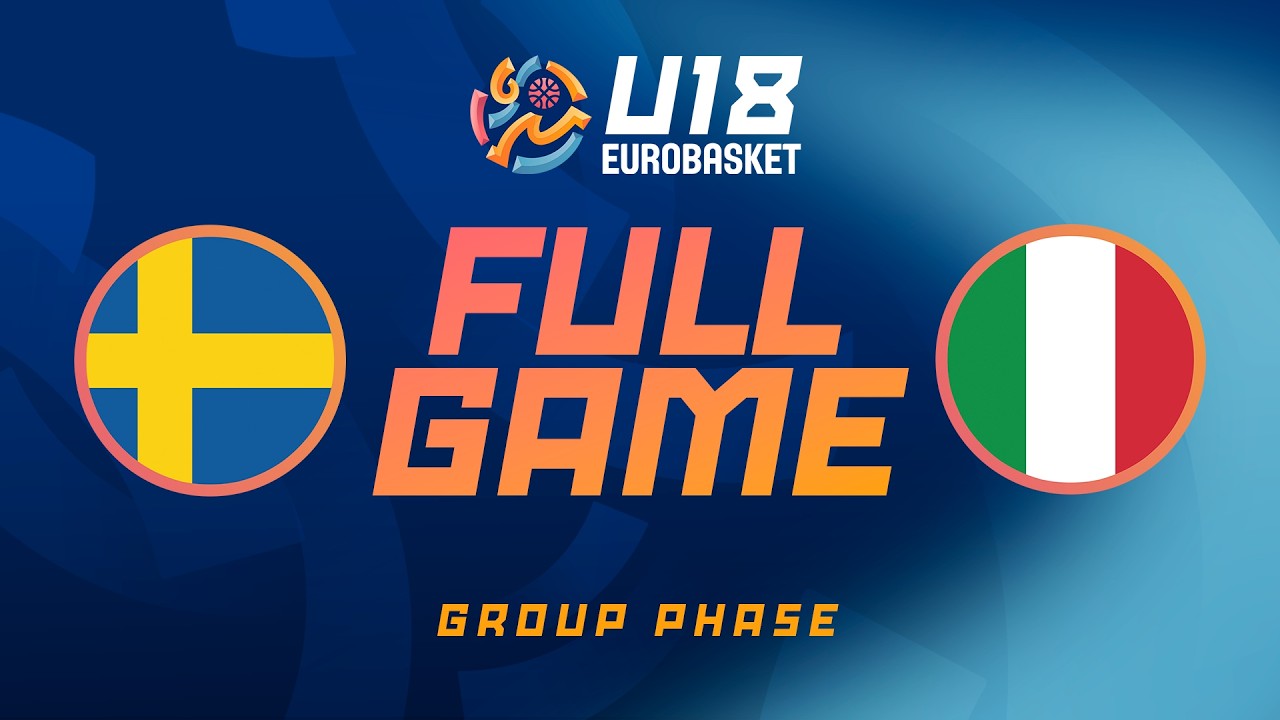 Group Phase | Sweden v Italy | Full Basketball Game | FIBA U18 Women's EuroBasket 2026