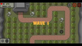 Tactical War Tower Defense Level 1 Walk Through | No Ads Tactical War Level 01