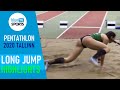 Pentathlon LJ Highlights • Tallinn 2020 Combined Events Meeting