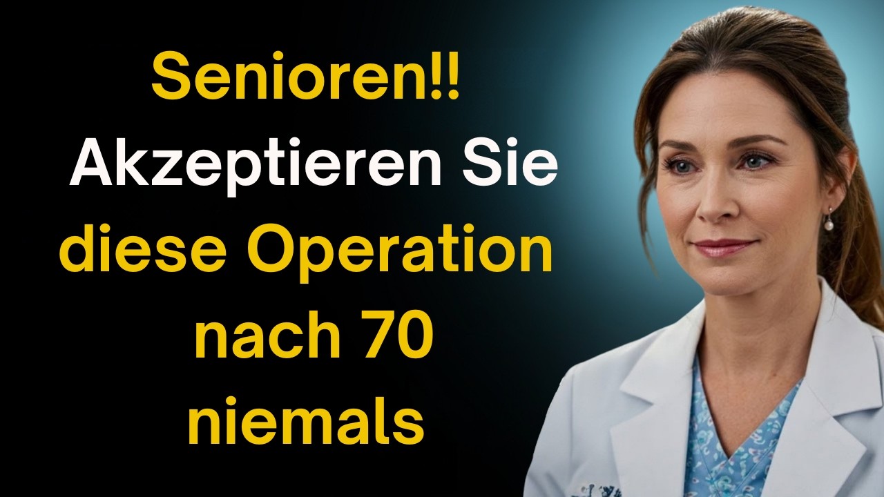 Akzeptieren Sie diese 6 Operationen nach dem 70. Lebensjahr niemals – Ärzte erklären die Risiken!