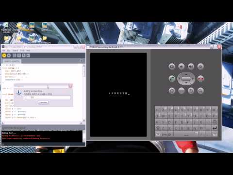 Probando un sketch de processing con Android - 2010