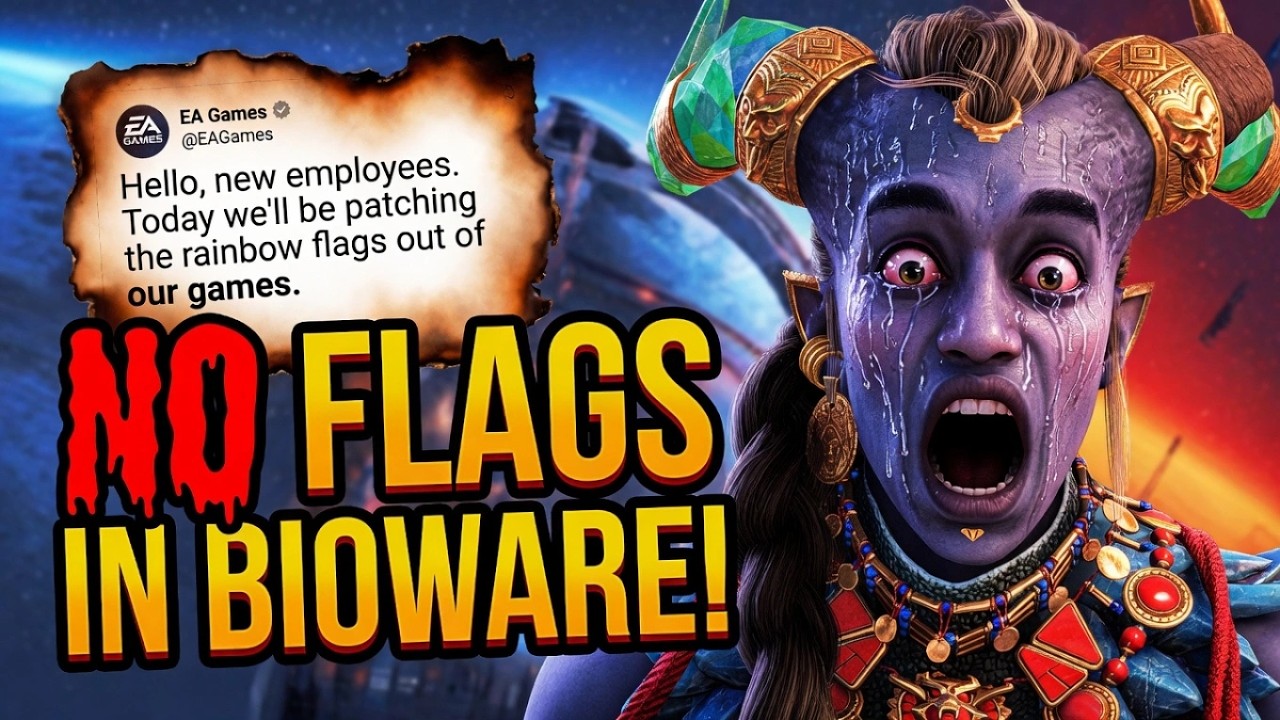 NO Flags in BioWare! EA Demanded Mass Effect 5 DROP Rainbow Flags?!
