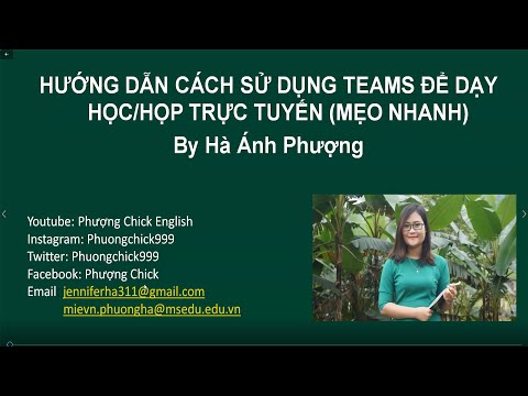 #1 MẸO NHANH: DẠY HỌC – HỘI HỌP QUA TEAMS KHÔNG CẦN EMAIL HỌC SINH HOẶC NGƯỜI THAM GIA Mới Nhất