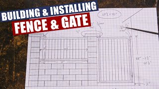 Building & Installing Gate with Mini Fence | JIMBO'S GARAGE