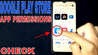 ✅  How To Check App Permissions On Google Play Store 🔴
