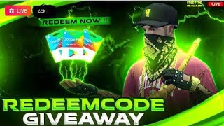 FF LIVE 👇|| ❤REDEEM CODE LIVE GIVE AWAY 🔥🔥#freefirelive #classyff #fflive #itskrishna