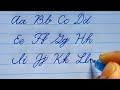 Cursive writing AtoZ for beginners| Cursive alphabet