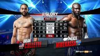Glory 18 Oklahoma Brian Collette vs Zack Mwekassa