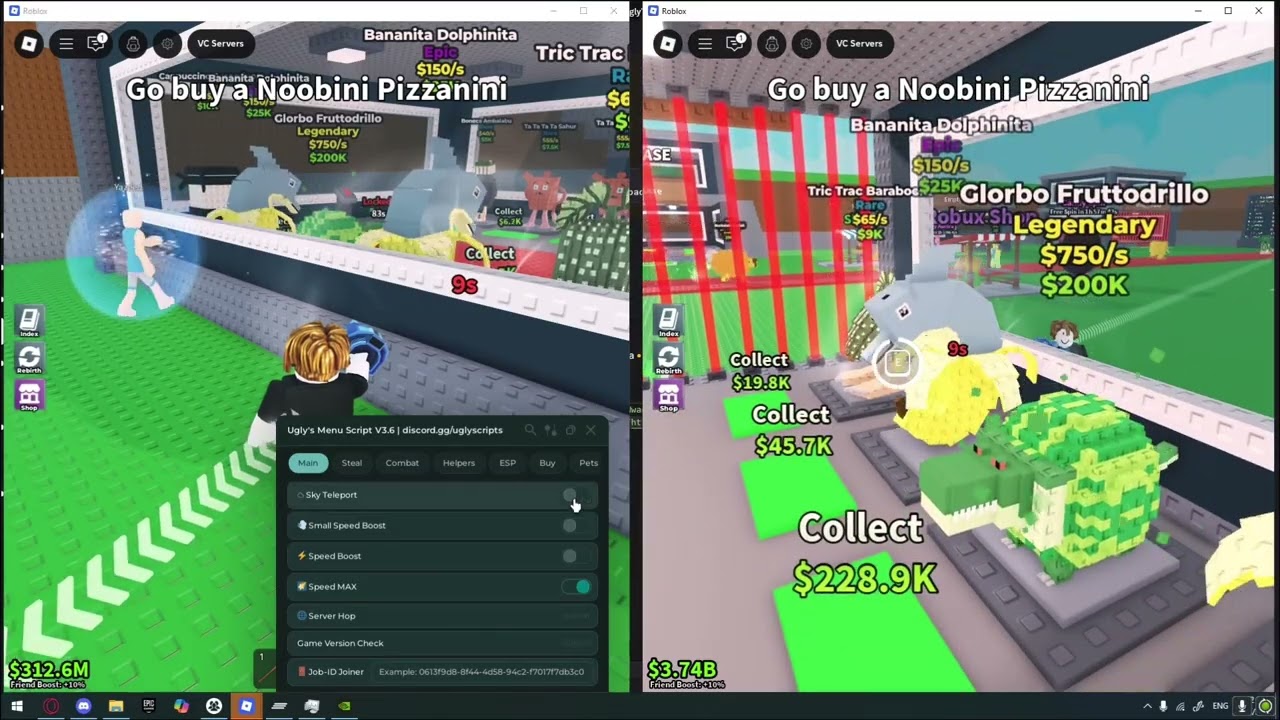 BEST ROBLOX STEAL A BRAINROT SCRIPT 2025 OP (AUTO STEAL,ANTI RAGDOLL,AUTO BUY AND MORE)