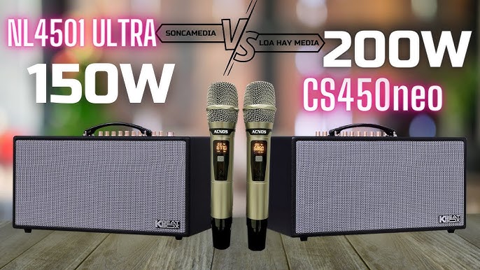So sánh loa Acnos CS446 và Acnos CS450 - Nên mua loa karaoke xách ...