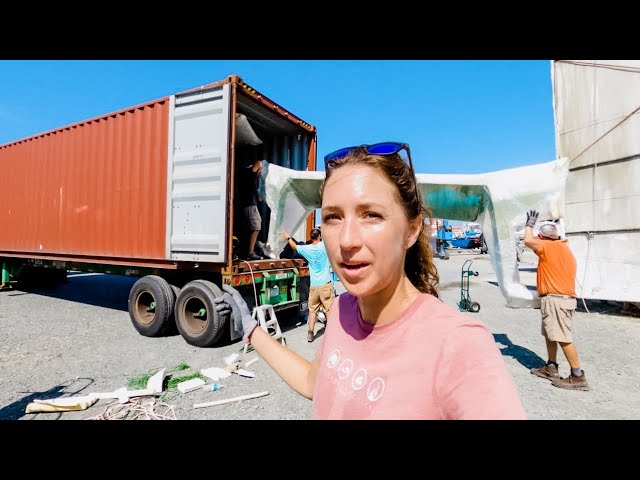 Catamaran Build – OUR SECOND CONTAINER HAS ARRIVED!! (MJ Sailing – Ep 198)