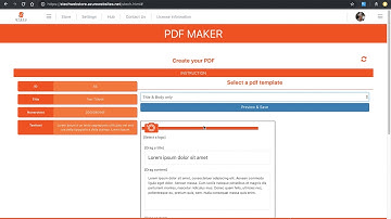 Pdf Maker (Demo Video)