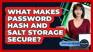 What Makes Password Hash And Salt Storage Secure?