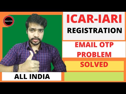 ICAR EMAIL OTP PROBLEM SOLVED 2022 | ICAR IARI REGISTRATION 2022 | ICAR ADMIT CARD 2022