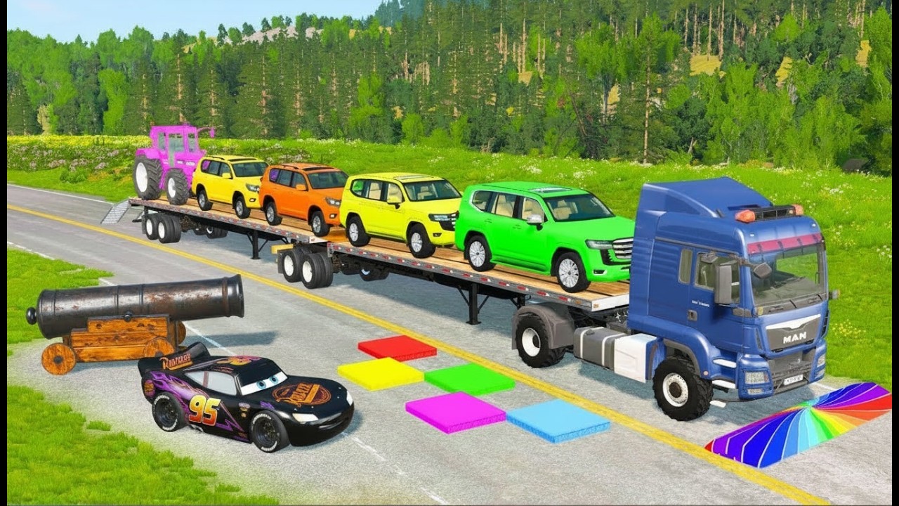Realistic Vehicle Crashes in BeamNG.drive | Truck vs Car Compilation