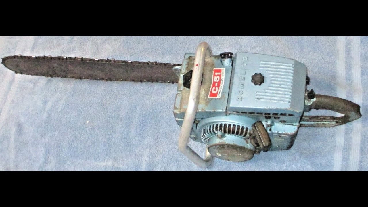Vintage Homelite C51 Chainsaw Vintage King Motor Sports YouTube