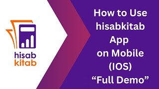 How to Use hisabkitab App on Mobile (IOS) – Full Demo | Accounting Software screenshot 5