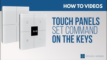 TOUCH PANEL - How to set command on the keys