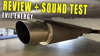 Evil Energy Exhaust Muffler Review & Sound Test